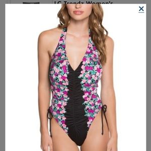 NWT Betsey Johnson One Piece Bathing Suit Size M